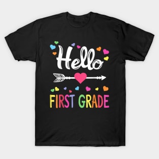 Heo 1st Grade Back To Schoo First Grade Teachers Students2 T-Shirt